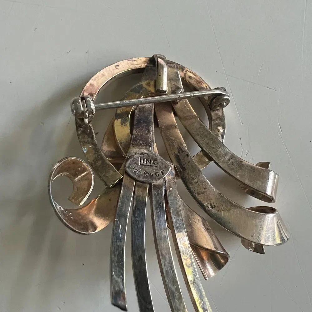 Vintage Linc 120 12k GF Brooch